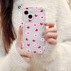 Чехол для мобильного телефона Love flower iPhone15promax Apple 14 прозрачный 13/12 мелкое отверстие противоударный 17 прозрачная модель