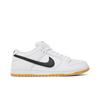 Dunk Low SB 'White Gum' (унисекс) Белые / Черные / Белые / Светло-коричневая подошва Кеды CD2563 101
