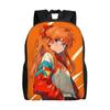 Неон Genesis Evangelion Рюкзак EVA ita-сумка Аска mochila Kawaii Рабочий Офисный Большая Вместимость Rucksack