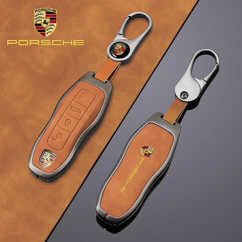 Чехол-оболочка для ключа Porsche для Cayenne, Panamera, Macan, 911, 718, Taycan