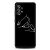 Черный сексуальный чехол с рисунком розы Lover для Samsung A51 A71 A21S A12 A15 A25 A31 A41 A52 A32 A23 A33 A53 A73 A03S A05S A13 5G