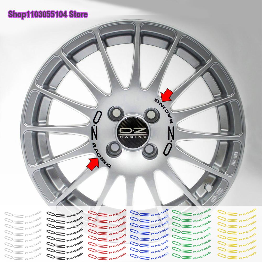 8 шт. Светоотражающая наклейка на диск колеса автомобиля Для OZ RACING Volkswagen 4UGEX BMW Porsche Ford