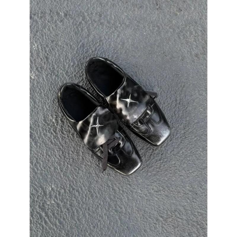 Модные ручной работы мягкие ботильоны балетки одинарные туфли ретро дизайн с узлом высококлассные тренировочные туфли для женщин весеннего сезона универсальные ло...