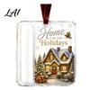 Festive Hanging Cash Holder Personalized Christmas Ornament Custom Acrylic Money Clip for Holiday Gift Display Tree Decorations Unique Keepsake