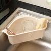 Suction Cup Sink Drain Basket Triangular Sponge Rag Storage Box Gifts Kitchen Sink Trash Boxes