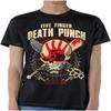 Мужская футболка Five Finger Death Punch got your six Зомби Убийца логотип группы Официальная