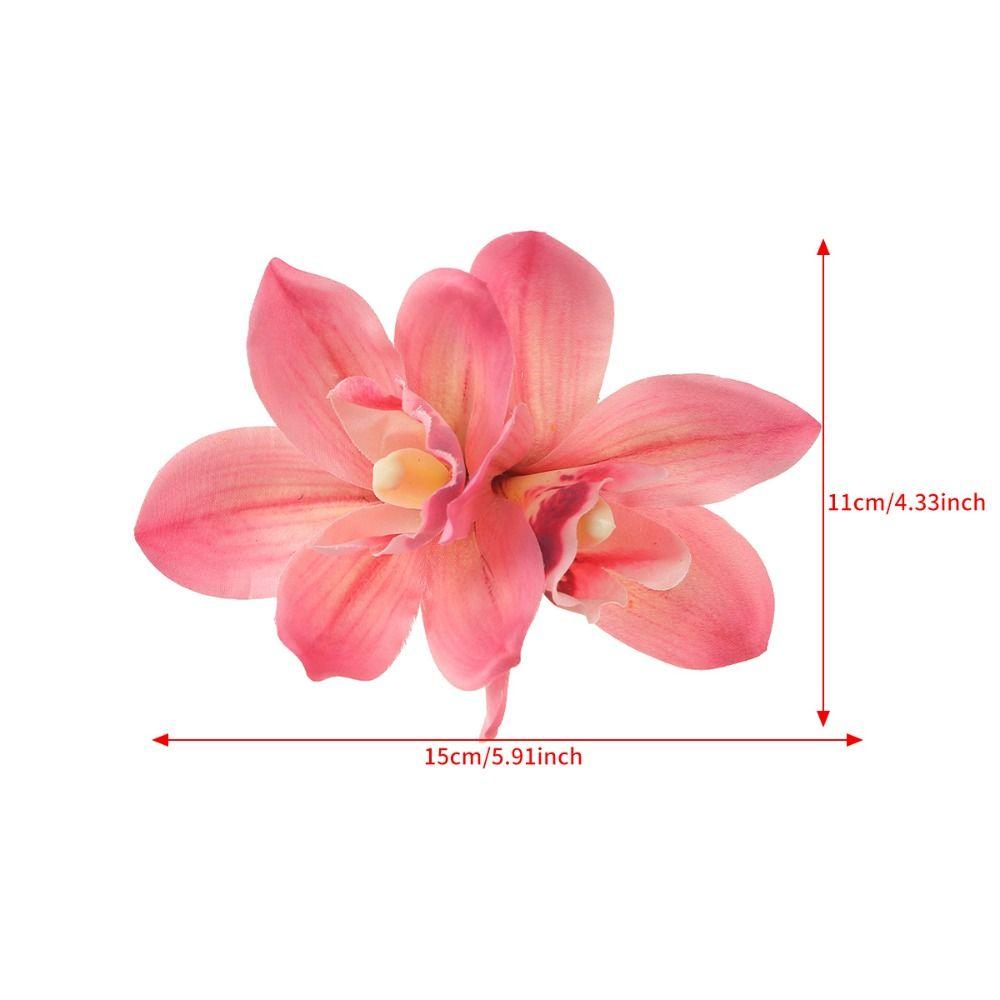 Гавайские шпильки для волос Canna Barrette Gladiolus Bohemia Flower Hair Clips Women