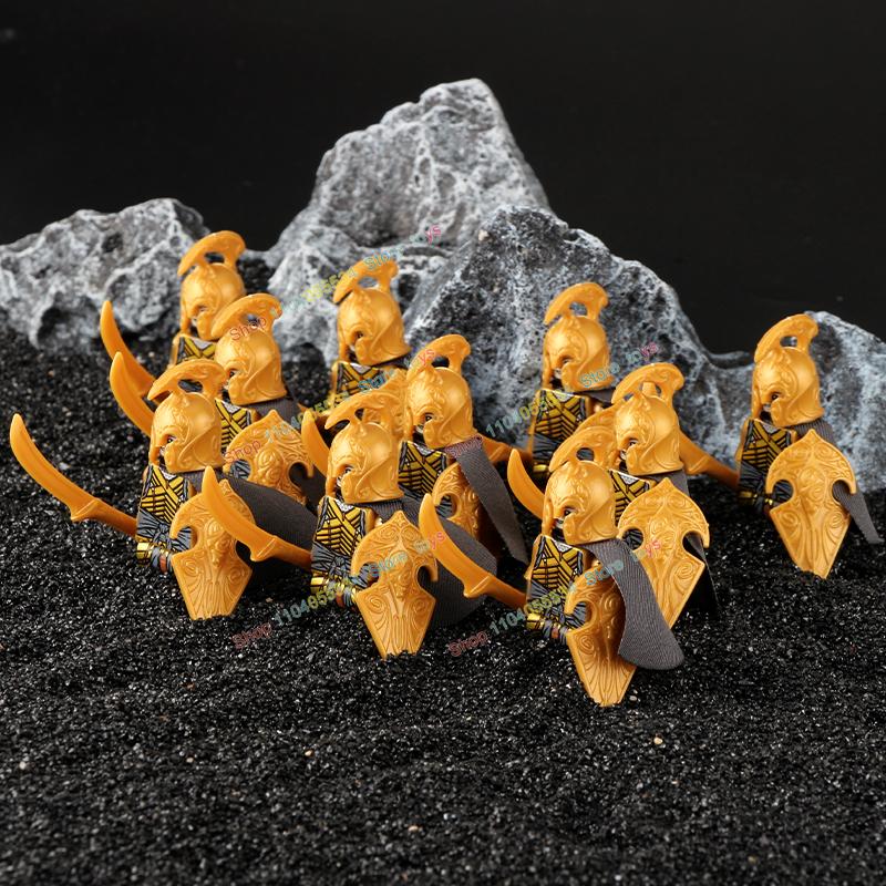 Movie Series Orc Uruk-hai Army Action Figures Mini Bricks Doll Assemble Building Blocks MOC DIY Toys for kid gift