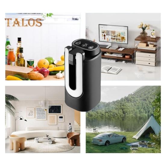 Автоматический насос-дозатор для бутылок с водой для бутылок емкостью 2-5 галлонов с USB-зарядкой Портативный электрический насос-дозатор для воды для домашнего офиса на открытом воздухе