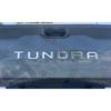 Silver Raised Rear Emblem Decal for -2025 TUNDRA Tailgate ert Letters