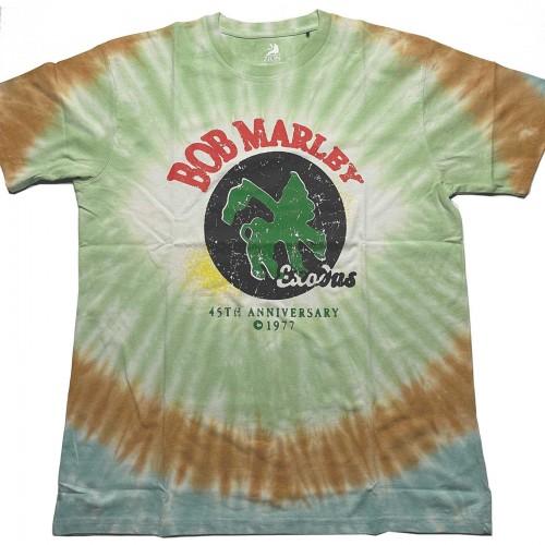 Bob Marley Unisex Adult 45th Anniversary Tie Dye T-Shirt
