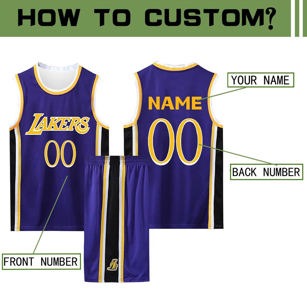 Basketball Name/NumberCustom Clothes Mans Basketball Suit Classic Tops + Pants Basketball Jerseys Suit Set