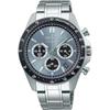 Мужские кварцевые часы Seiko с хронографом 1/5 секунды SBTR027 Сине-серый металлик [Официальный японский продукт]