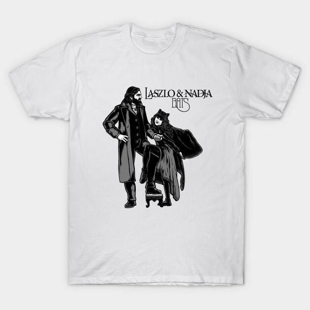 Laszlo & Nadja What We Do In The Shadows TV Series Fleetwood Mac Rumours T-Shirt