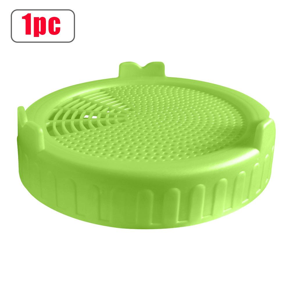 1/2pcs Sprouting Lid Seed Growing Fermentation Vegetable Sealing Lids Food Grade Mesh Sprout Cover Kit for Mason Jar