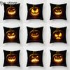 Halloween Decoration Pillowcase Jack-O-Lantern Ghost Face  Party  Sofa Cushion Cover Bedroom Home Decor