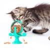 Cat Food Funnel Spinning Windmill Interactive Training Cat Puzzle Toy Dog Feeder Pet Toys Relieve  Boredom Relief Self-Pleasure