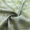 Двухцветная жаккардовая ткань с бамбуковыми листьями для ципао, свадебного платья, рубашки и длинной юбки