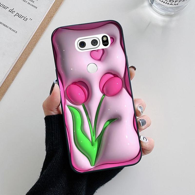For LG V30 Plus Phone Case Lovely Panda Cartoon Painting Soft Siliocne Coque For LG V40 Thinq Cover Bumper for LG V30S V35 Thinq