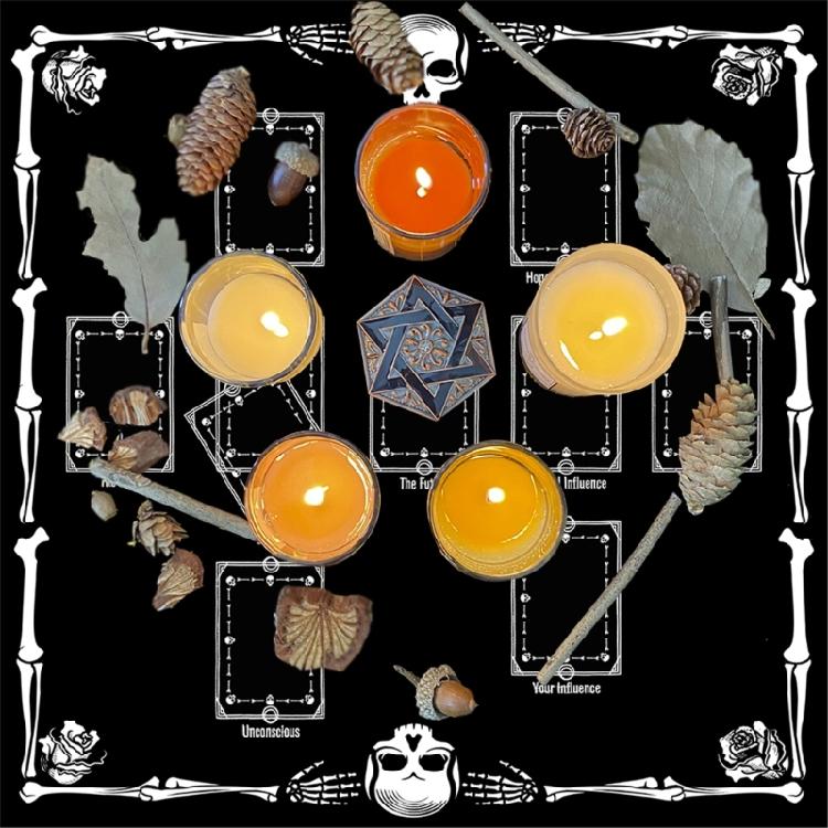 Скатерть для гадания Астрология Скатерть для Таро Гадания Скатерть для алтаря Аксессуары для настольной игры для гаданий