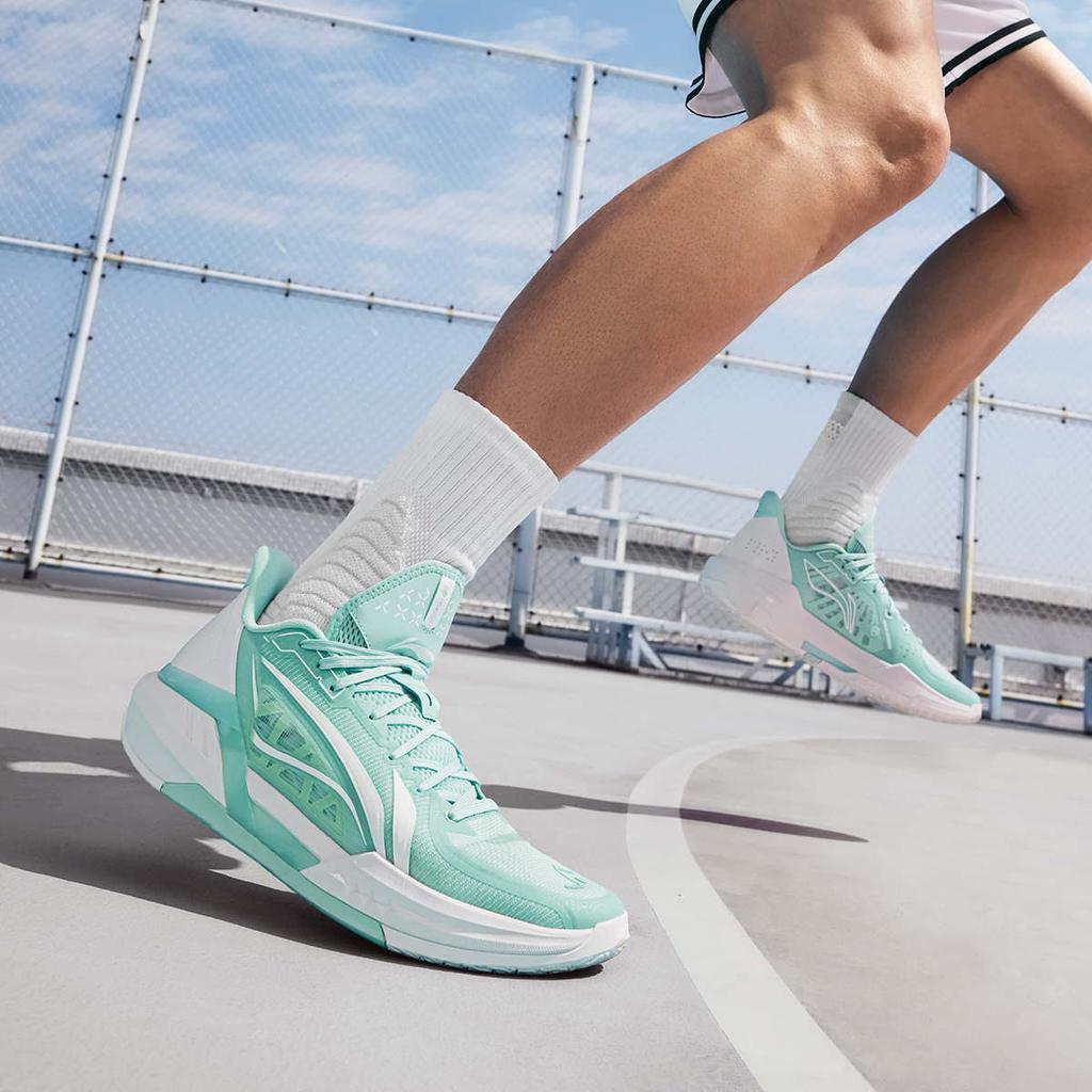 Баскетбольные кроссовки Li Ning Light Speed 3 Мужские Низкие Island Blue White ABPV005-3