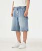 PLAC [Mergo X Plack] K03 Bermuda Washed Shorts Light Blue