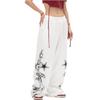 Women's Hip Hop Drawstring Sweatpants: Spring/Autumn Wide-Leg Casual Pants