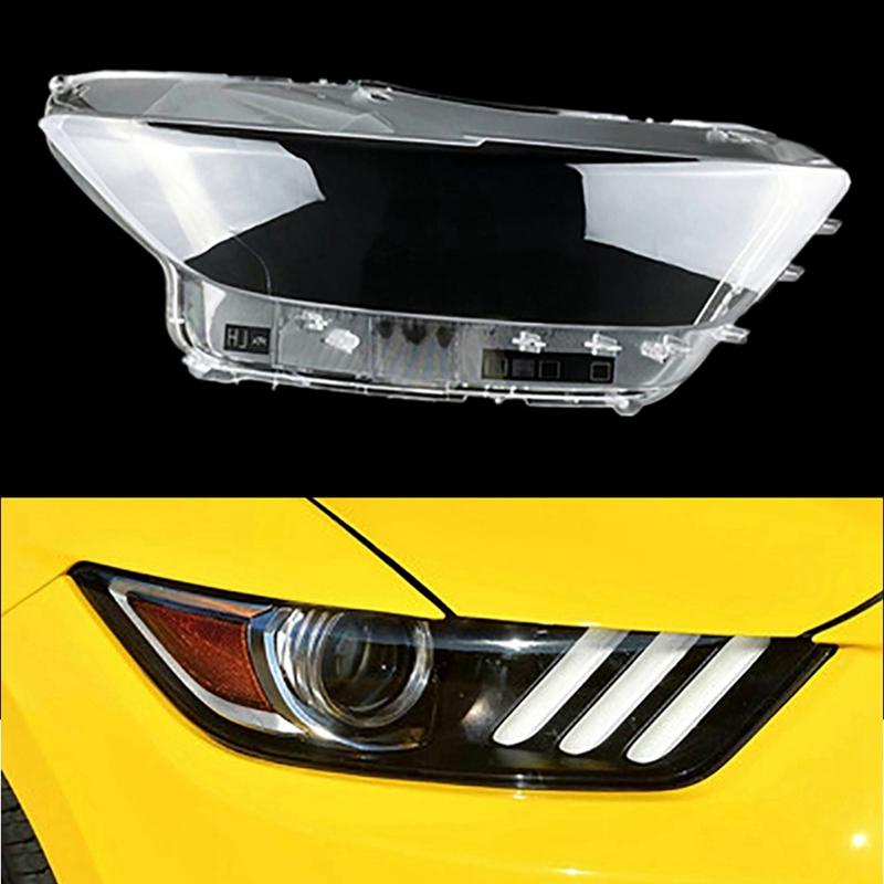 Корпус линзы фары Рассеиватель фары Крышка фары Для Ford Mustang 2014-2017 Передний рассеиватель Крышка фары