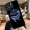 Whale Fish Wave Sea Case For iPhone 17 16 15 13 12 11 14 Pro Max Mini Plus 16e 17 Air Bumper Cover Accessories