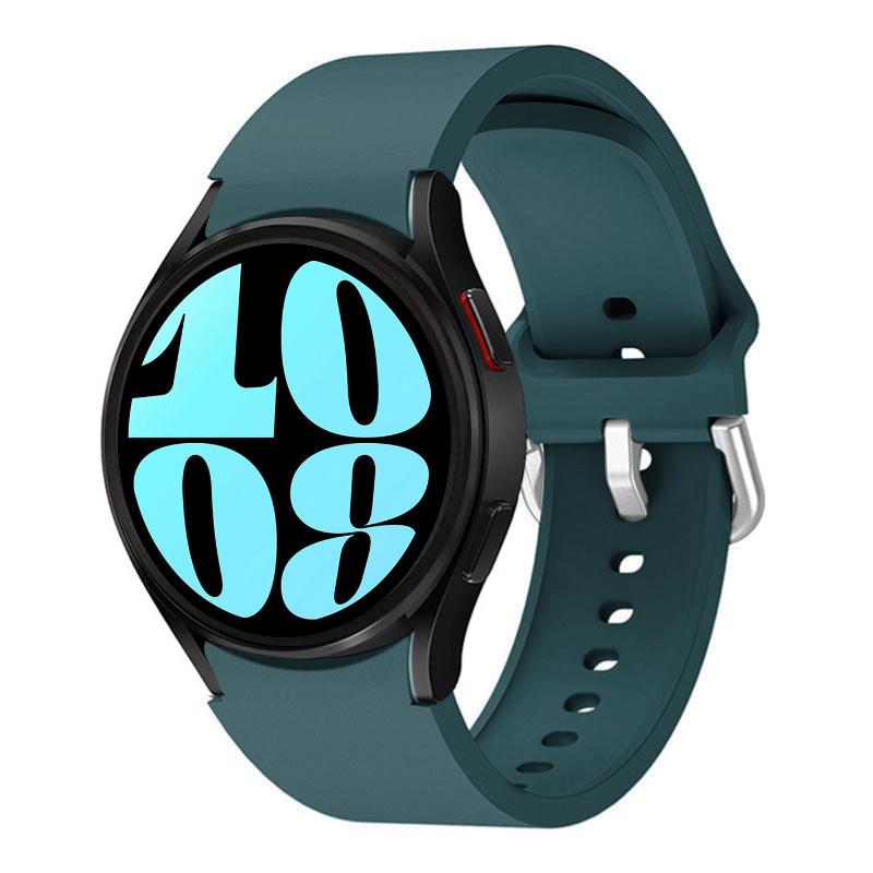Силиконовый ремешок для Samsung Galaxy Watch 7/6/5/4 44мм 40мм/5 Pro 45мм Браслет Galaxy Watch 4/6 Classic 47мм 43мм 46мм 42мм Ремешок