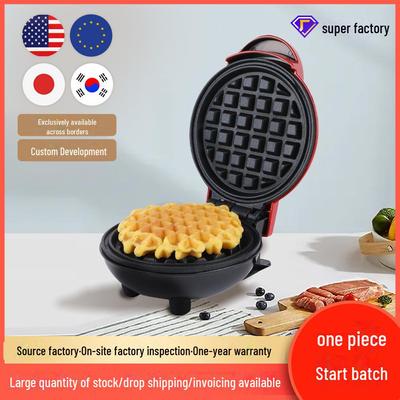 Мини-вафельница и блинница: Машина для выпечки хлеба и кексов, сэндвич-машина для завтрака