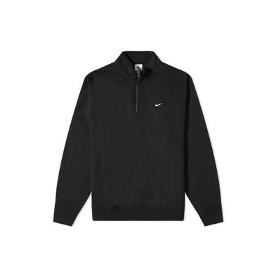 Мужской топ Solo Swoosh с молнией на 1/4 Черный DQ5209-010