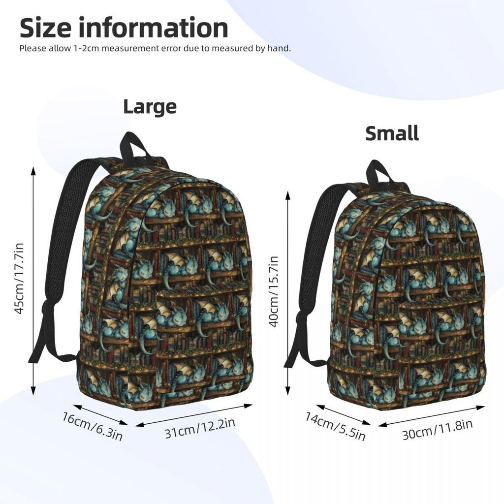 Рюкзак "Книга и Спящий Дракон" Горячая Распродажа Daypack Большая Вместимость Детский Рюкзак для Книг Школьный Рюкзак Наплечные Сумки для Мужчин Женщин