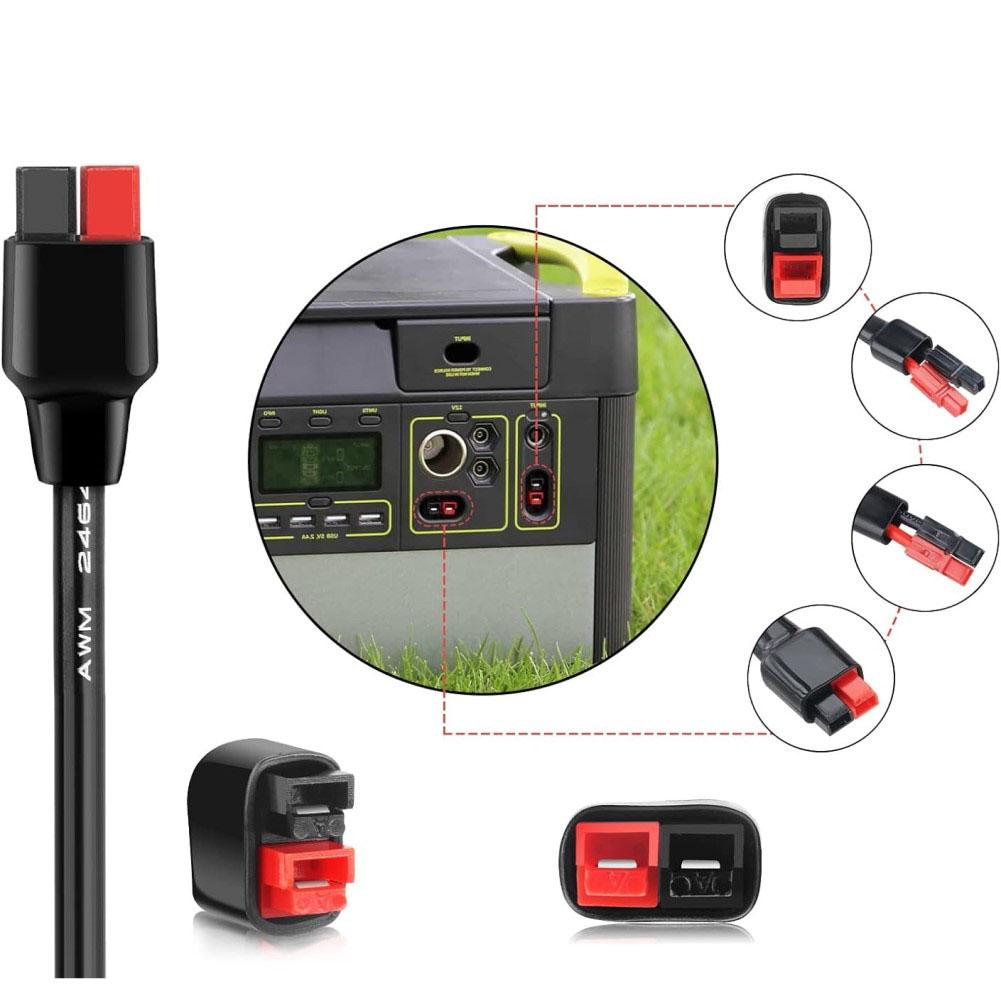 16AWG для разъема Anderson Solar Удлинитель для солнечных генераторов и панелей 45A Heavy Duty луженая медь