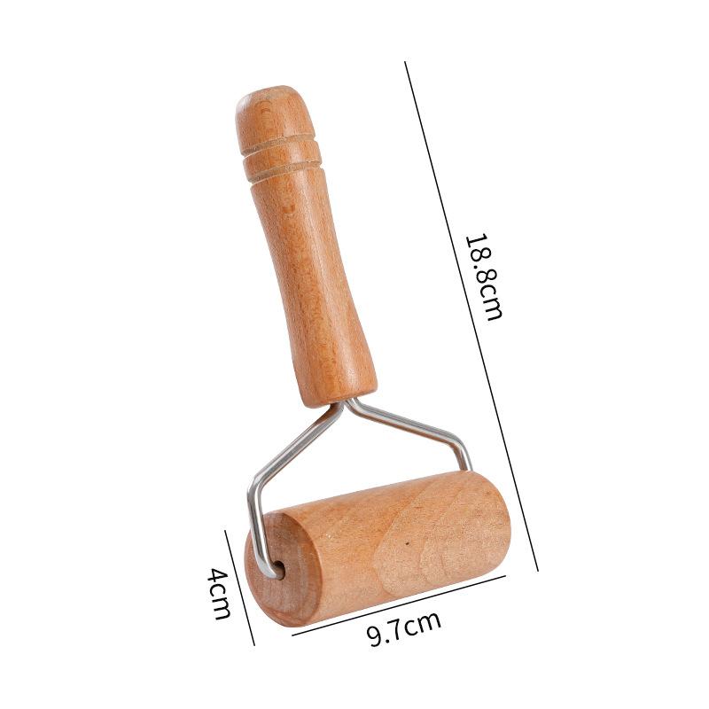 Деревянная скалка для теста и ролик для пиццы, для измельчения орехов, крекеров, печенья, для использования в кухонной утвари для выпечки и приготовления пищи