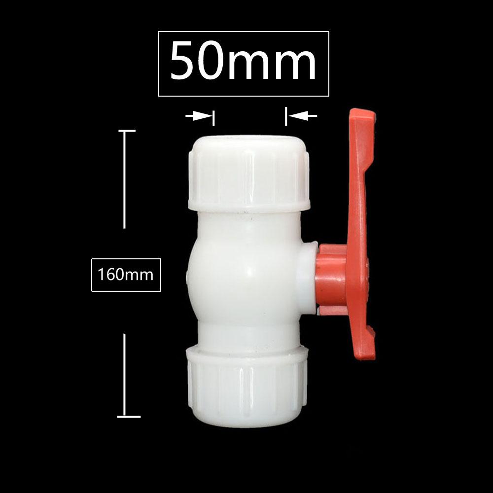 20/25/32/40/50/63mm Pe Tube Tee Quick Connector Ball Valve Garden Tap T-type Water Splitter Garden Irrigation Coupler 1pcs
