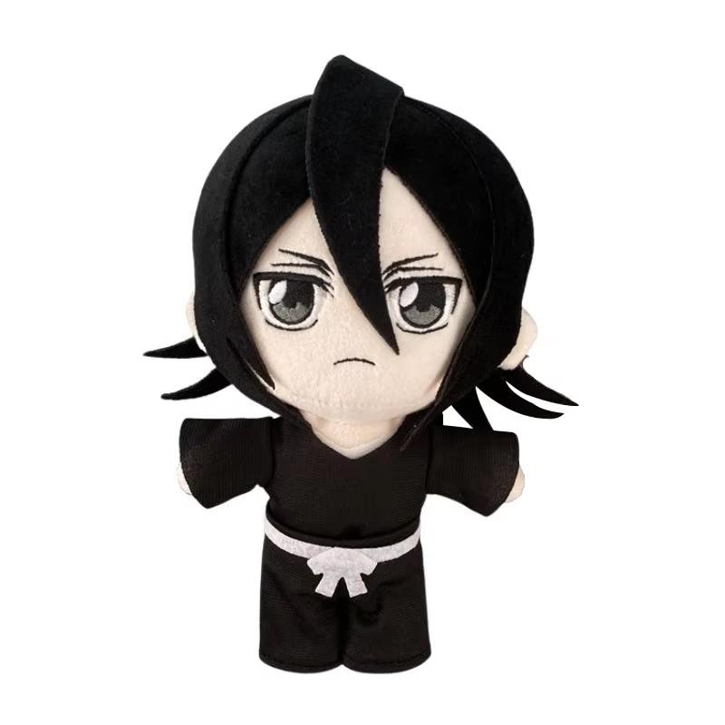 Anime BLEACH Plush Toy Kuchiki Byakuya Kurosaki ichigo Aizen Sousuke Zaraki Rukia Ichimaru Gin Stuffed Doll Soft Figure Fan Gift