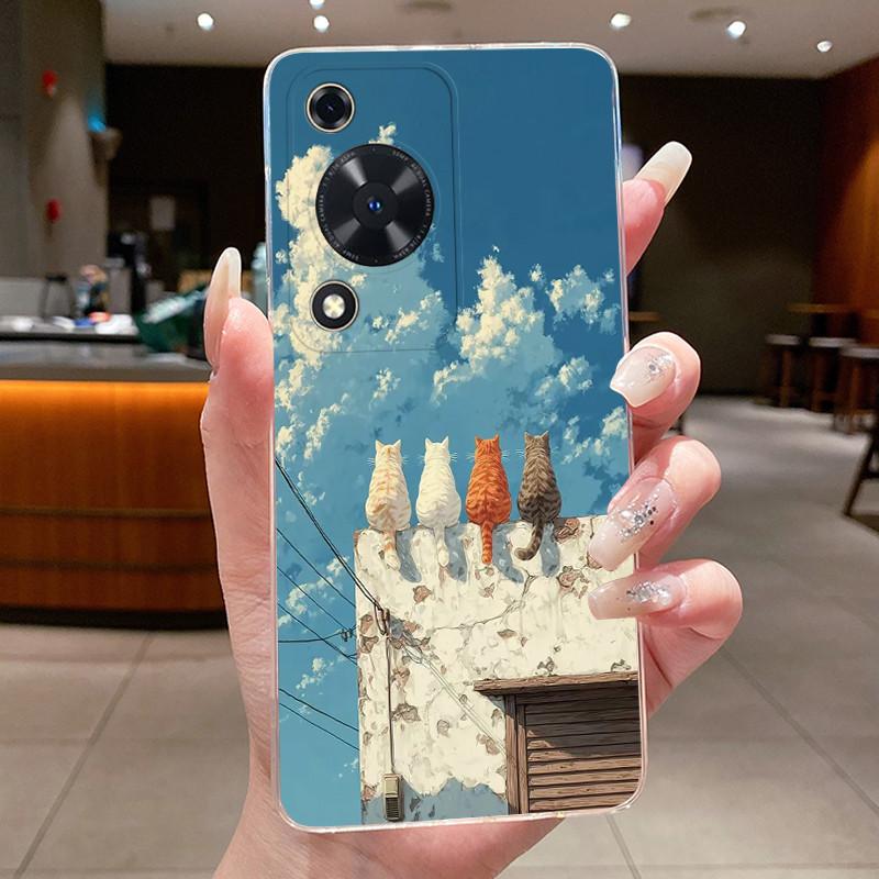 Чехол для Huawei Nova Y63 Y72 Y72S Чехол Роскошный Дракон Милый Крутой Мальчики Девочки Прозрачный Мягкий Силикон ТПУ Чехлы для Телефона Задняя Крышка