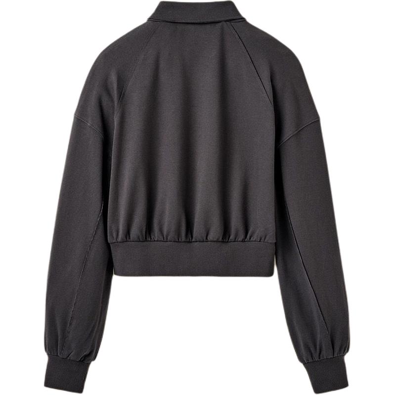 UGG Однотонная куртка с лацканами, карманом на молнии и длинными рукавами, женские куртки 1171485-INK