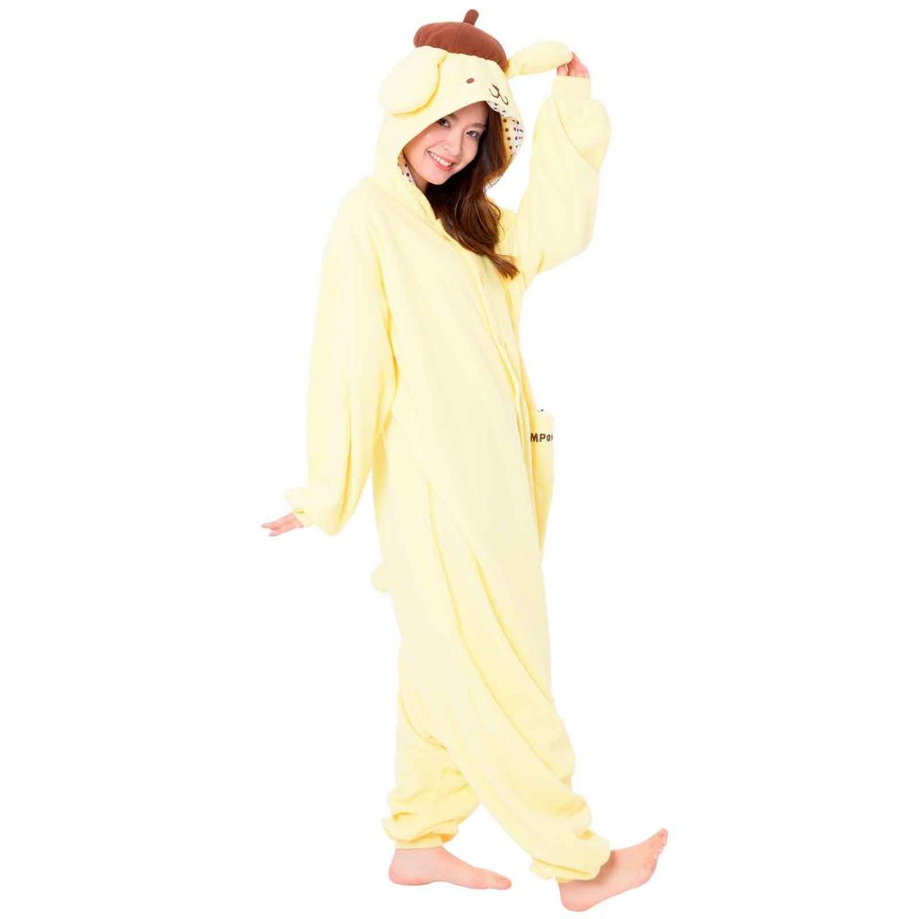 SAZAC SAN857 Adult Fleece Kigurumi Character Sanrio Pompompurin