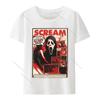 Horror Movie Printed T-shirts Fashion Harajuku Style High Street Short Sleeve Summer Unisex's Pure Cotton Top Casual Unisex's Clothing