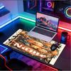 Custom Name Personalized Charizard VS Blastoise Pattern Mousepad, Laptop PC Desk Mat, Decorative Desk Mat for Home Keyboard Pad Gift