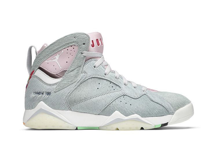 Men's Sneakers Nike Jordan 7 Retro Neutral Grey Neutral Grey/Summit White-Pink Foam-Summit White