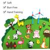 Montessori Felt Animal Jigsaw Toy Christmas Tree Sea Animal Baby DIY Material Paste Handmade Game Educational Toys For Children
