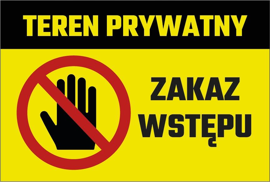 No Entry sign 20x30 cm PVC T028