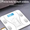 Rechargeable Smart Body Fat Scale - Precise, Durable, and Compact Electronic Weight Scale.