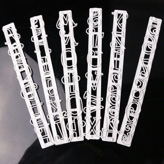 6шт помадка украшения резак торт номер письмо инструмент плесень Sugarcraft