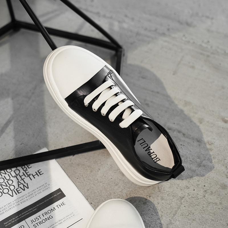 Модные мужские повседневные туфли из натуральной кожи высокого класса, удобные вулканизированные туфли, мужская обувь для скейтборда класса люкс, универсальные кроссовки