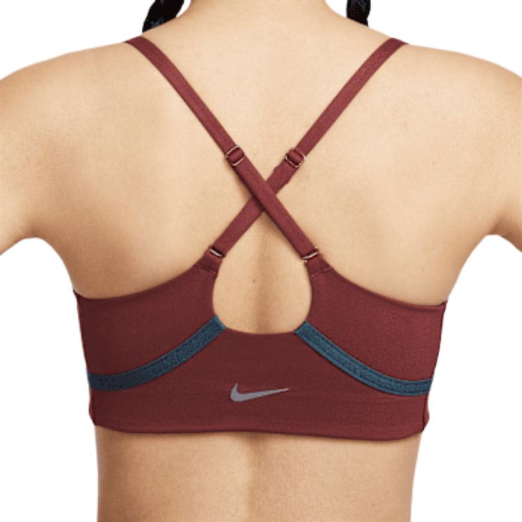 Nike Женский спортивный бюстгальтер с легкой поддержкой и легкой подкладкой, трансформируемый, HF5367-619