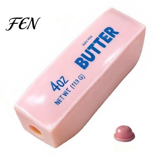 Soft Butter Bar Toy DIY Stick Stress Relief Toy, Hollow Fillable Skin Squeeze with Stopper, Empty for Teens Adults Stopper